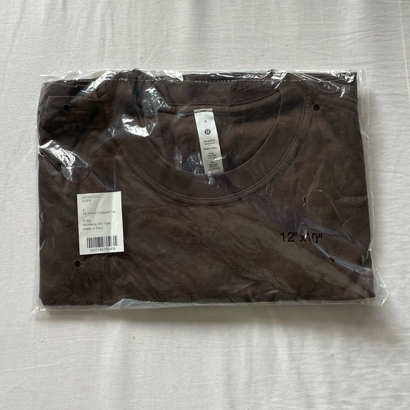 lululemon all yours cropped tee 🤎 - Picture 2 of 2
